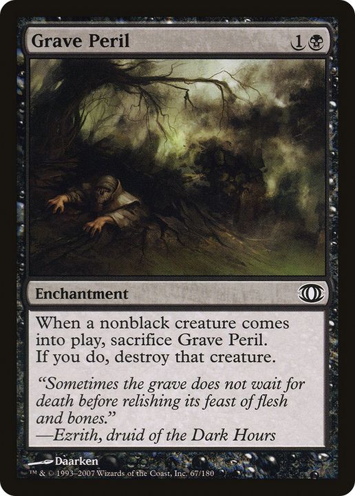 Grave Peril in the group Magic the Gathering / Types / Enchantment / Enchantment at Proxyprinters.com (82658)