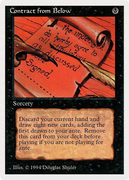 Contract from Below in the group Magic the Gathering / Types / Colors / Black at Proxyprinters.com (82672)