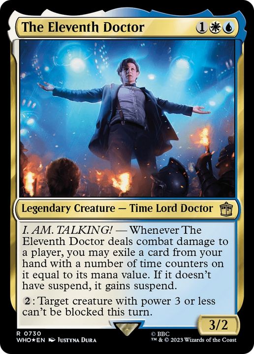 The Eleventh Doctor in the group Magic the Gathering / Types / Colors / Multicolors / U, W at Proxyprinters.com (82686)