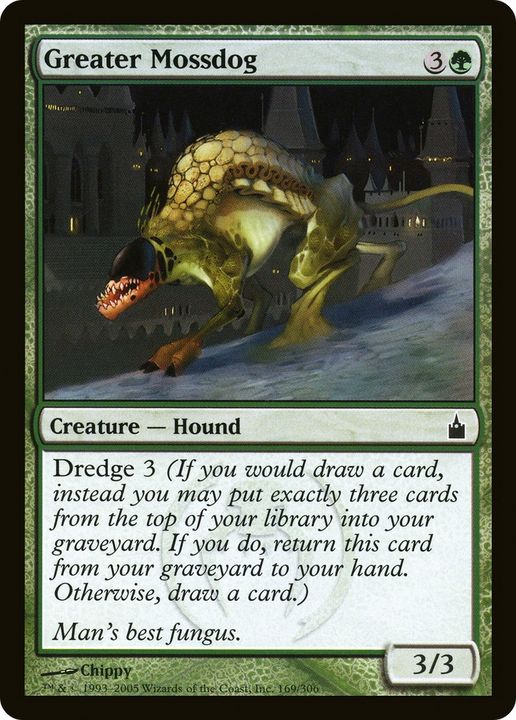 Greater Mossdog in the group Magic the Gathering / Types / Colors / Green at Proxyprinters.com (82710)