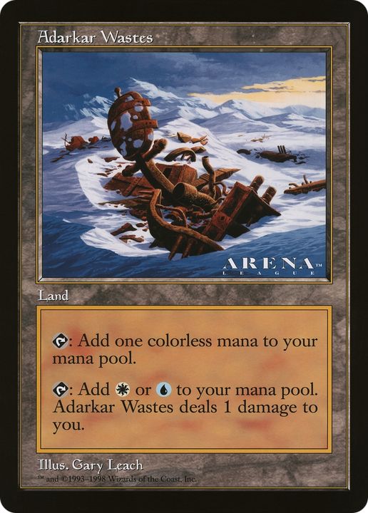 Adarkar Wastes in the group Magic the Gathering / Sets / Oversized League Prizes at Proxyprinters.com (82720)