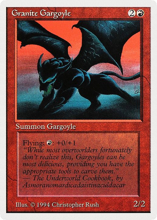 Granite Gargoyle in the group Magic the Gathering / Types / Colors / Red at Proxyprinters.com (82729)