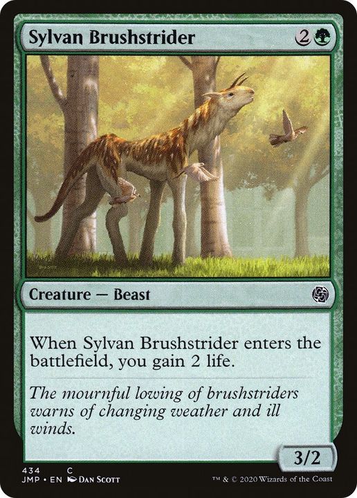 Sylvan Brushstrider in the group Magic the Gathering / Types / Colors / Green at Proxyprinters.com (8274)