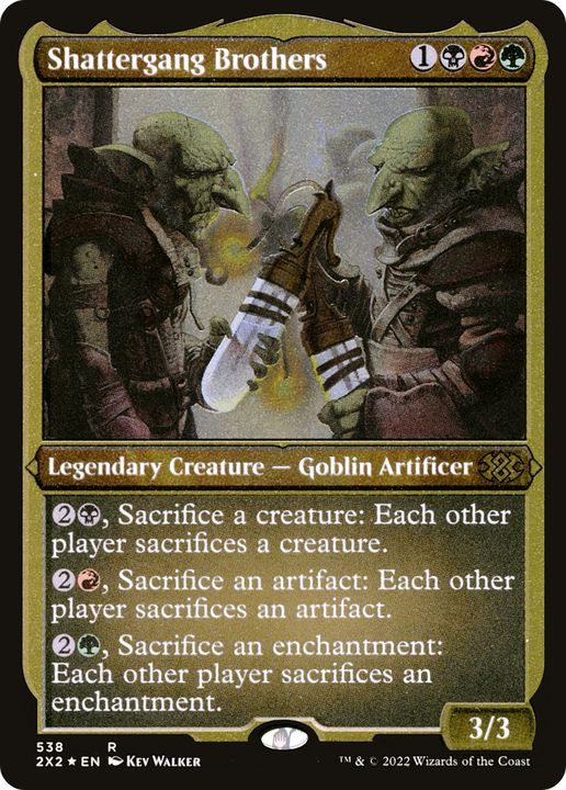 Shattergang Brothers in the group Magic the Gathering / Sets / Double Masters 2022 at Proxyprinters.com (82769)