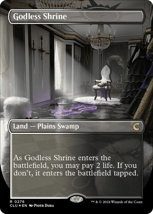 Godless Shrine in the group Magic the Gathering / Types / Land / Swamp at Proxyprinters.com (82776)