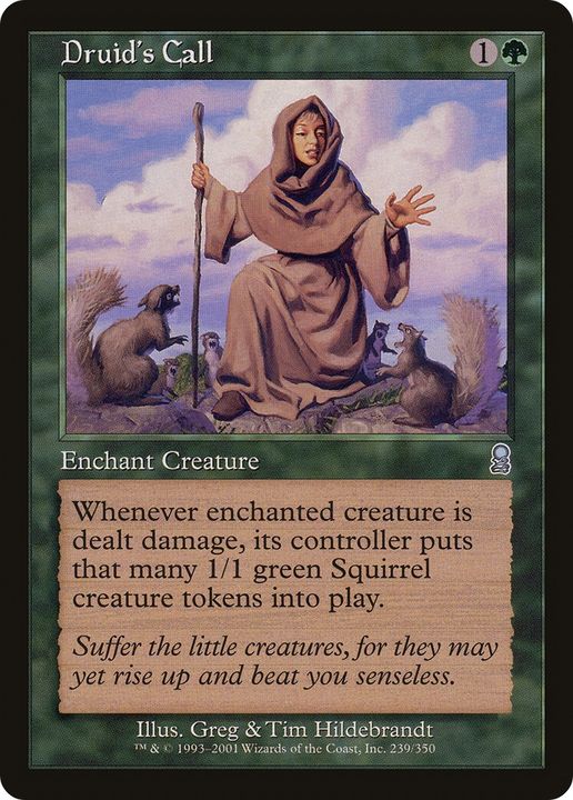 Druid's Call in the group Magic the Gathering / Types / Colors / Green at Proxyprinters.com (82778)