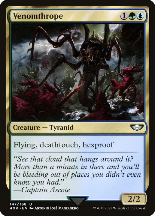 Venomthrope in the group Magic the Gathering / Types / Colors / Multicolors / G, U at Proxyprinters.com (82785)