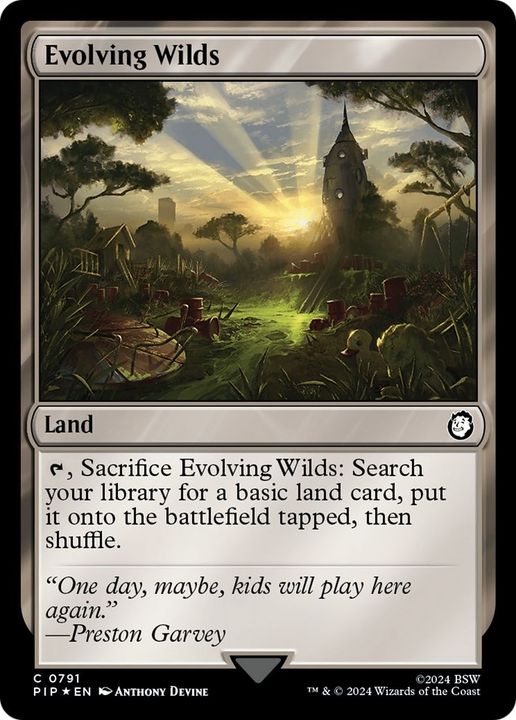 Evolving Wilds in the group Magic the Gathering / Types / Colors / Colorless at Proxyprinters.com (8280)