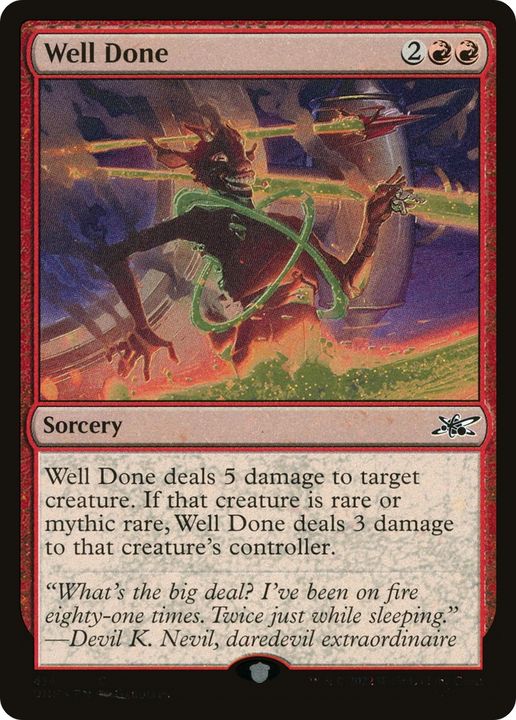 Well Done in the group Magic the Gathering / Types / Colors / Red at Proxyprinters.com (82810)