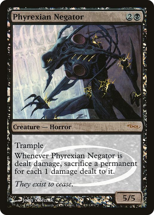 Phyrexian Negator in the group Magic the Gathering / Types / Colors / Black at Proxyprinters.com (82828)