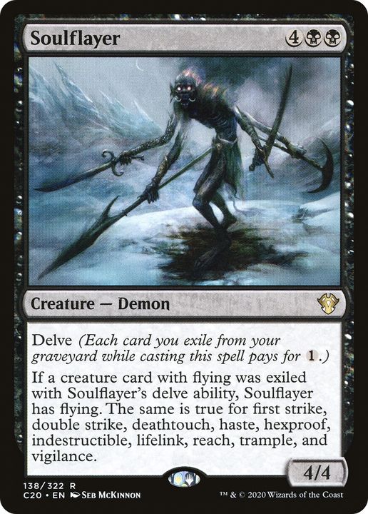 Soulflayer in the group Magic the Gathering / Types / Colors / Black at Proxyprinters.com (82835)