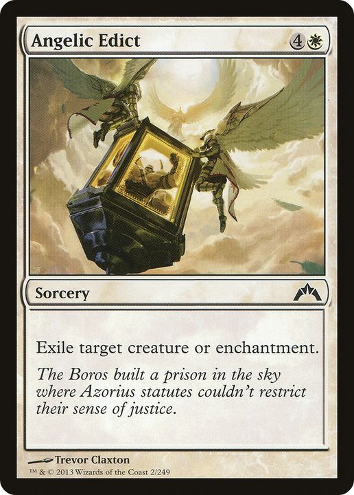 Angelic Edict in the group Magic the Gathering / Types / Colors / White at Proxyprinters.com (82838)