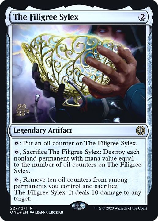 The Filigree Sylex in the group Magic the Gathering / Sets / Phyrexia: All Will Be One Promos at Proxyprinters.com (8284)