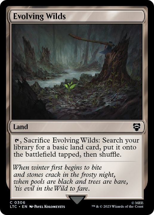 Evolving Wilds in the group Magic the Gathering / Sets / Tales of Middle-earth Commander at Proxyprinters.com (82844)