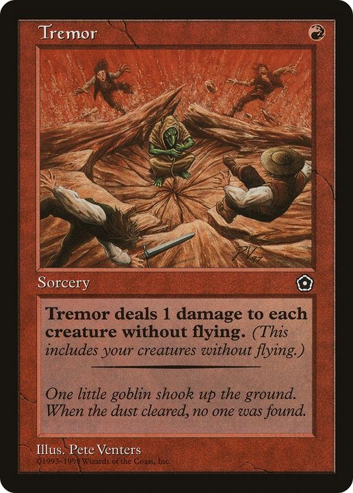 Tremor in the group Magic the Gathering / Types / Colors / Red at Proxyprinters.com (82852)