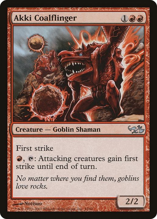 Akki Coalflinger in the group Magic the Gathering / Types / Colors / Red at Proxyprinters.com (82868)