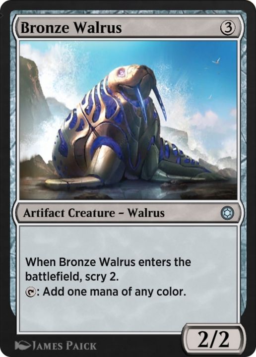 Bronze Walrus in the group Magic the Gathering / Sets / Alchemy Horizons: Baldur's Gate at Proxyprinters.com (82877)