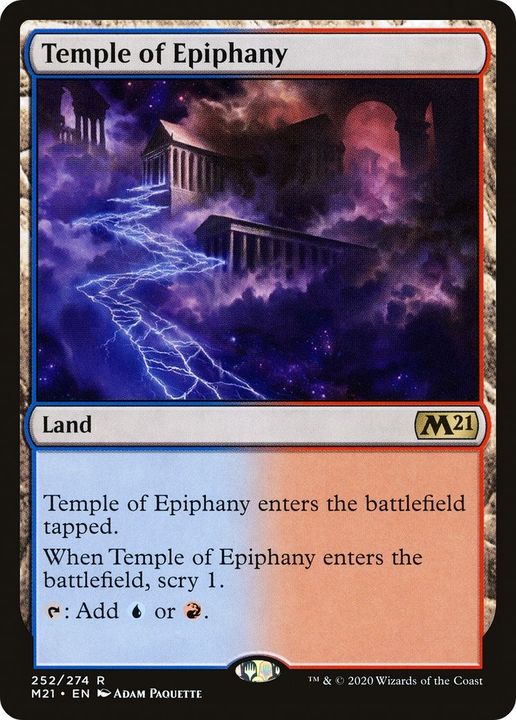 Temple of Epiphany in the group Magic the Gathering / Sets / Core Set 2021 at Proxyprinters.com (8289)