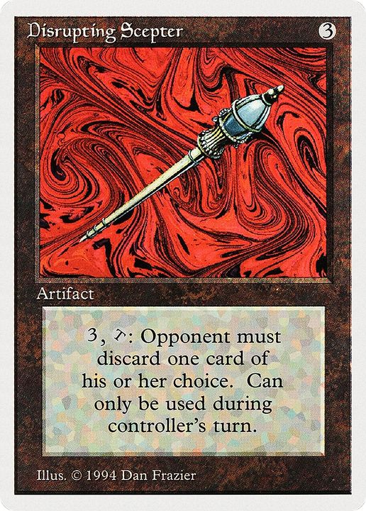 Disrupting Scepter in the group Magic the Gathering / Types / Artifacts / Artifact at Proxyprinters.com (82893)