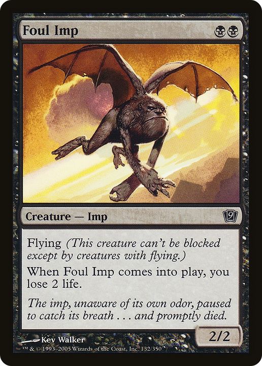 Foul Imp in the group Magic the Gathering / Types / Colors / Black at Proxyprinters.com (82927)