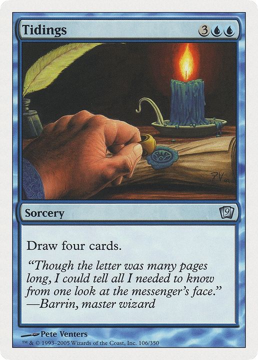 Tidings in the group Magic the Gathering / Types / Colors / Blue at Proxyprinters.com (82940)