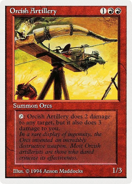 Orcish Artillery in the group Magic the Gathering / Types / Creatures / Warrior at Proxyprinters.com (8295)