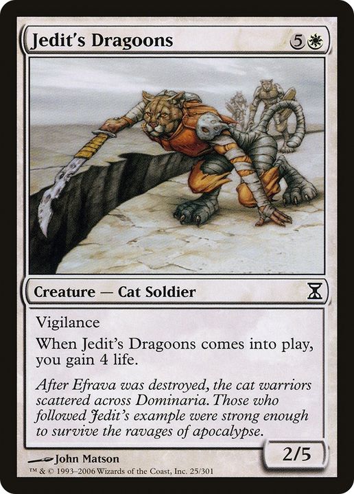 Jedit's Dragoons in the group Magic the Gathering / Sets / Time Spiral at Proxyprinters.com (82958)