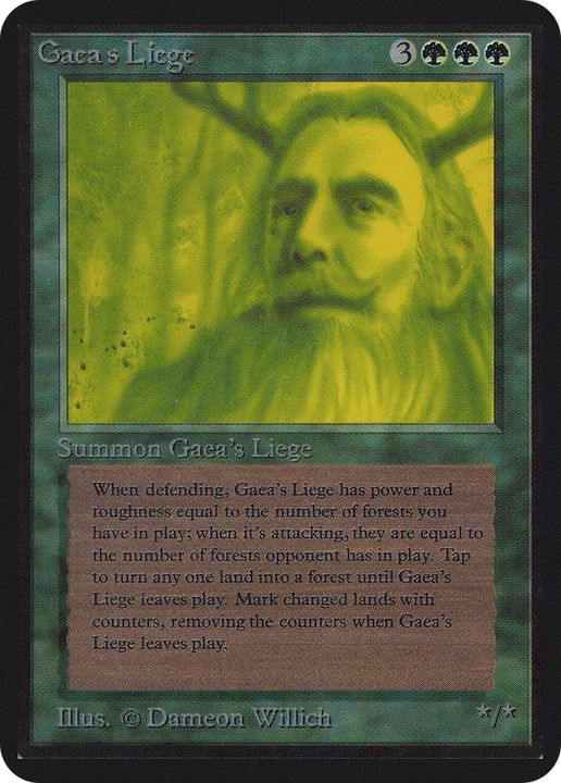 Gaea's Liege in the group Magic the Gathering / Types / Colors / Green at Proxyprinters.com (82978)