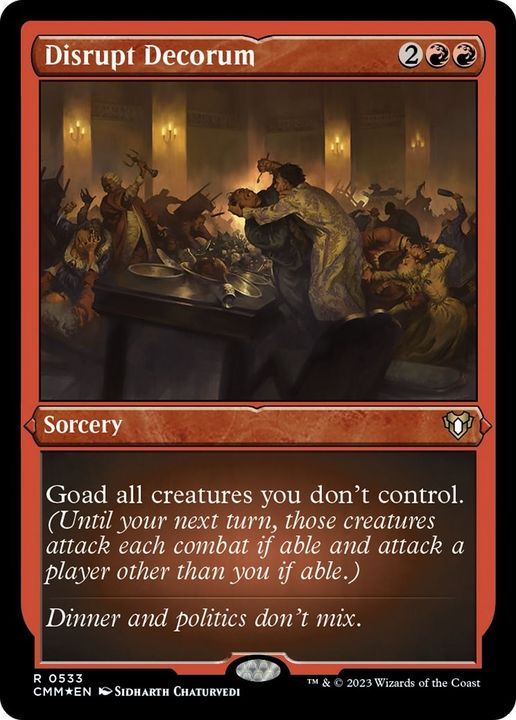 Disrupt Decorum in the group Magic the Gathering / Sets / Commander Masters at Proxyprinters.com (8298)