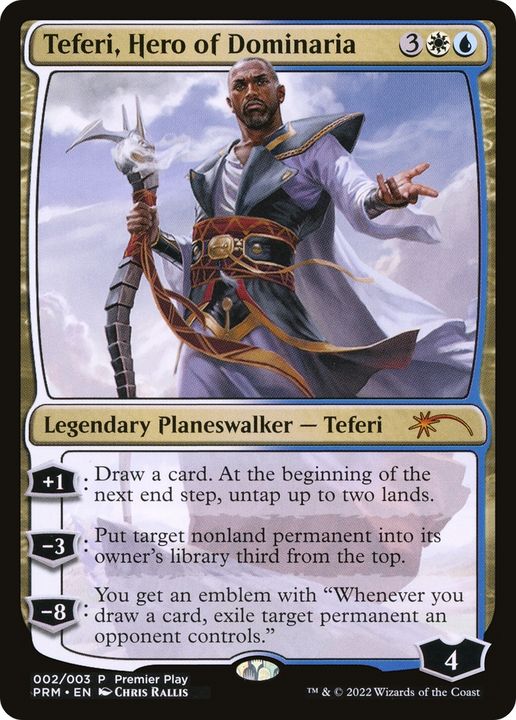 Teferi, Hero of Dominaria in the group Magic the Gathering / Types / Colors / Multicolors / U, W at Proxyprinters.com (82997)