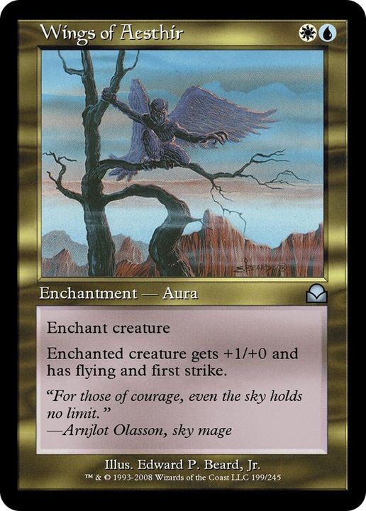 Wings of Aesthir in the group Magic the Gathering / Types / Colors / Multicolors / U, W at Proxyprinters.com (83)