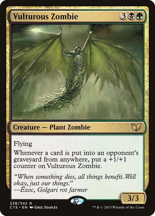 Vulturous Zombie in the group Magic the Gathering / Types / Colors / Multicolors / B, G at Proxyprinters.com (83025)