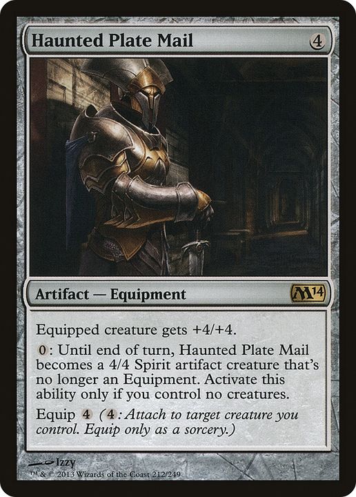 Haunted Plate Mail in the group Magic the Gathering / Types / Artifacts / Artifact at Proxyprinters.com (83035)