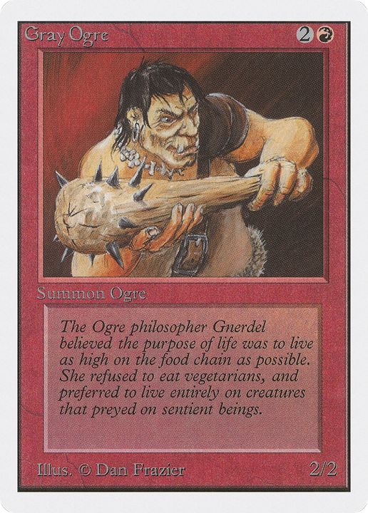 Gray Ogre in the group Magic the Gathering / Types / Colors / Red at Proxyprinters.com (83049)