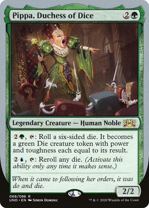 Pippa, Duchess of Dice in the group Magic the Gathering / Sets / Unsanctioned Tokens at Proxyprinters.com (83071)