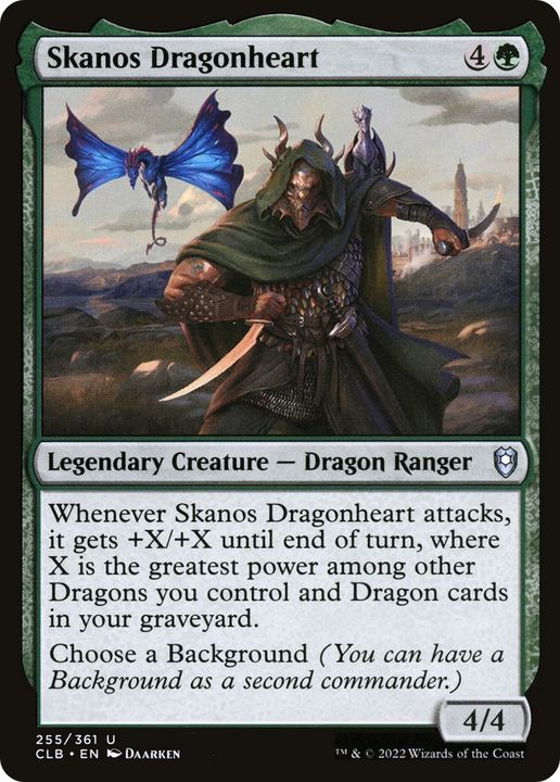 Skanos Dragonheart in the group Magic the Gathering / Types / Colors / Green at Proxyprinters.com (83076)