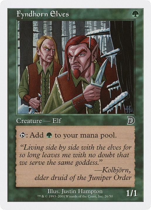 Fyndhorn Elves in the group Magic the Gathering / Types / Colors / Green at Proxyprinters.com (83084)