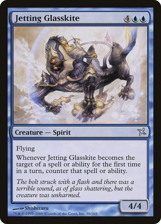 Jetting Glasskite in the group Magic the Gathering / Sets / Betrayers of Kamigawa Promos at Proxyprinters.com (83087)