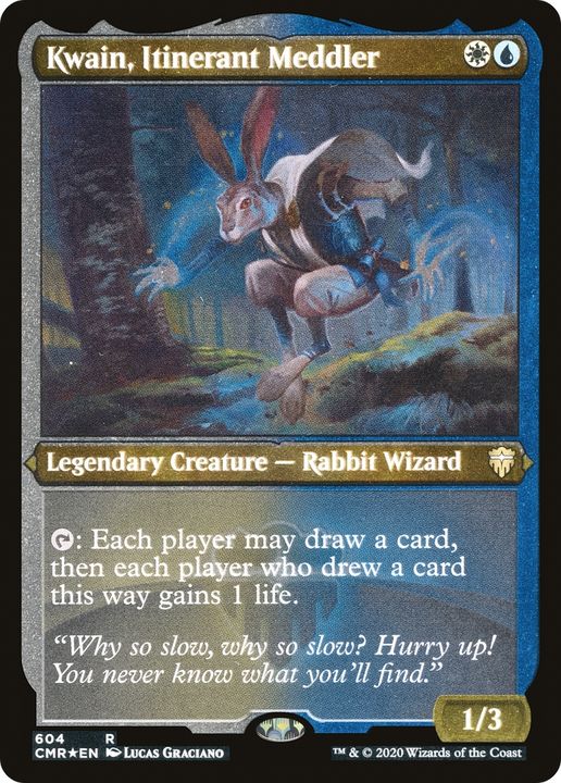 Kwain, Itinerant Meddler in the group Magic the Gathering / Types / Colors / Multicolors / U, W at Proxyprinters.com (83100)