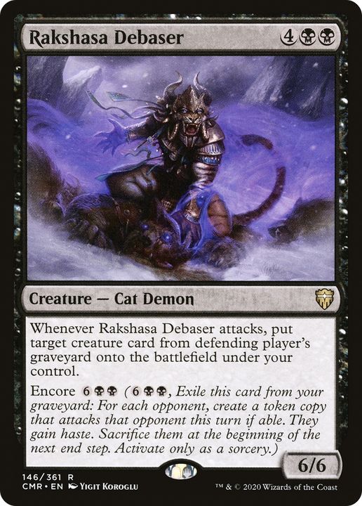 Rakshasa Debaser in the group Magic the Gathering / Types / Colors / Black at Proxyprinters.com (83128)