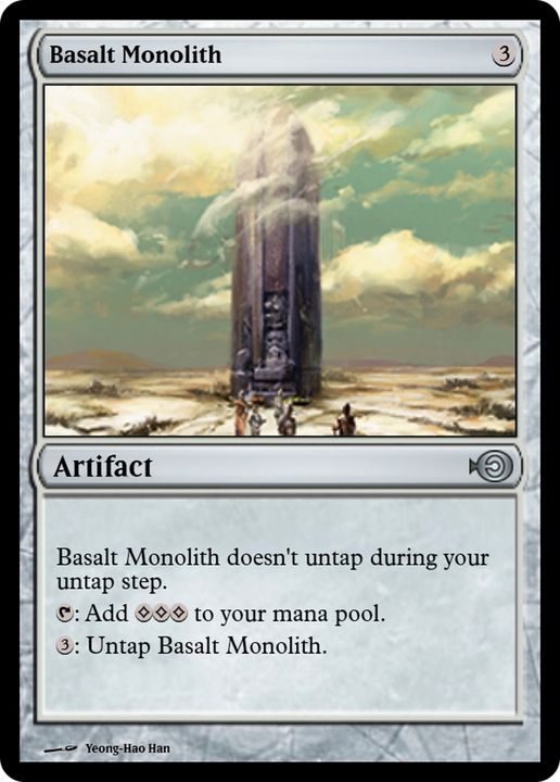 Basalt Monolith in the group Magic the Gathering / Types / Artifacts / Artifact at Proxyprinters.com (83154)