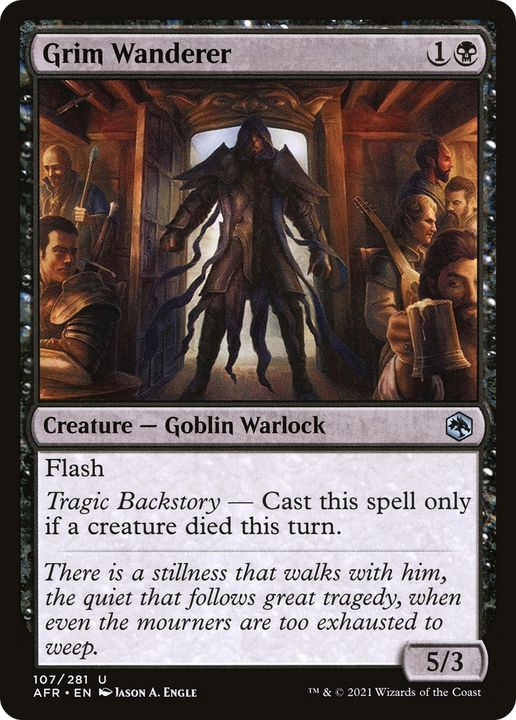 Grim Wanderer in the group Magic the Gathering / Types / Colors / Black at Proxyprinters.com (83171)