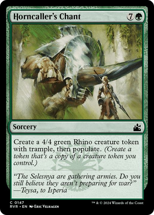 Horncaller's Chant in the group Magic the Gathering / Types / Colors / Green at Proxyprinters.com (83184)