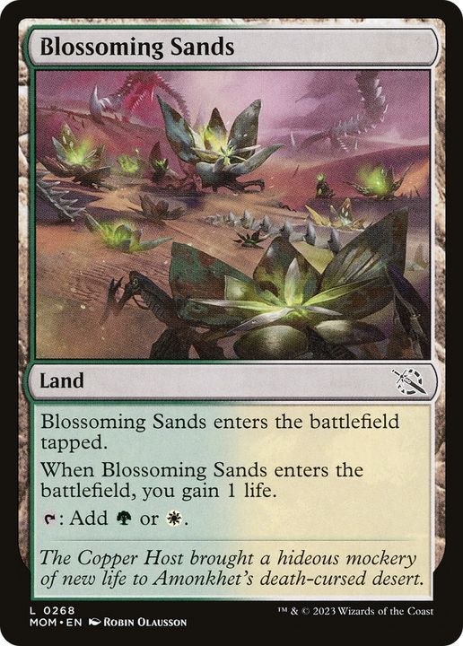 Blossoming Sands in the group Magic the Gathering / Sets / March of the Machine Jumpstart Front Cards at Proxyprinters.com (83187)