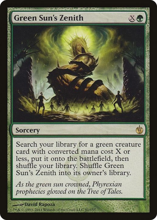 Green Sun's Zenith in the group Magic the Gathering / Types / Colors / Green at Proxyprinters.com (832)