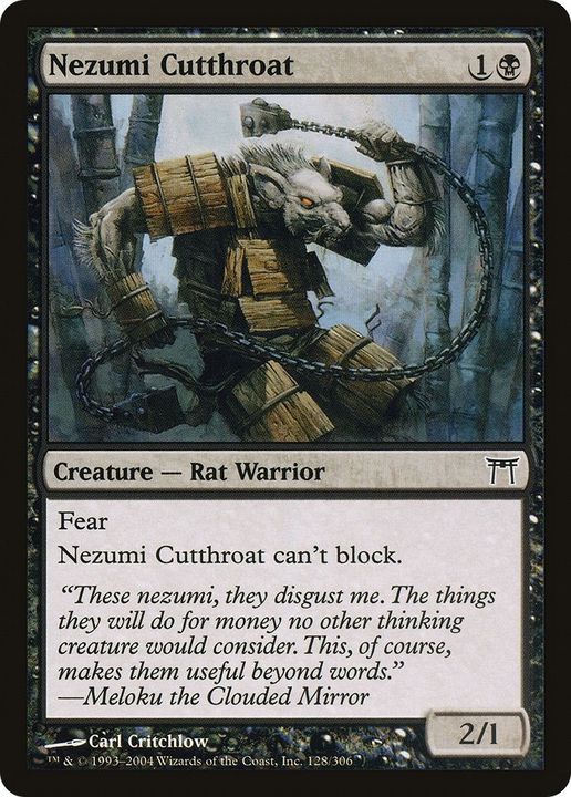 Nezumi Cutthroat in the group Magic the Gathering / Types / Creatures / Warrior at Proxyprinters.com (8323)