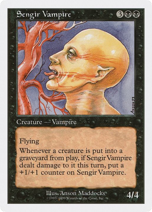 Sengir Vampire in the group Magic the Gathering / Types / Colors / Black at Proxyprinters.com (83255)