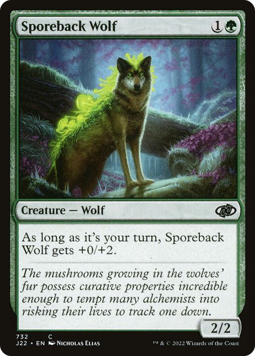 Sporeback Wolf in the group Magic the Gathering / Types / Colors / Green at Proxyprinters.com (83259)