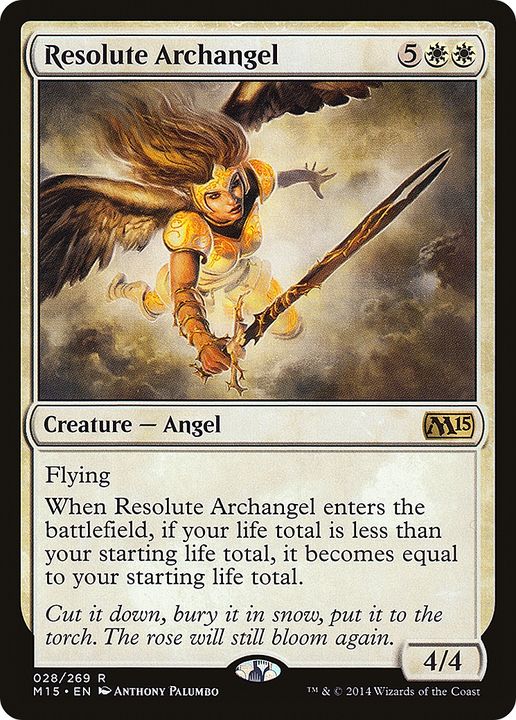 Resolute Archangel in the group Magic the Gathering / Sets / Magic 2015 Tokens at Proxyprinters.com (83262)