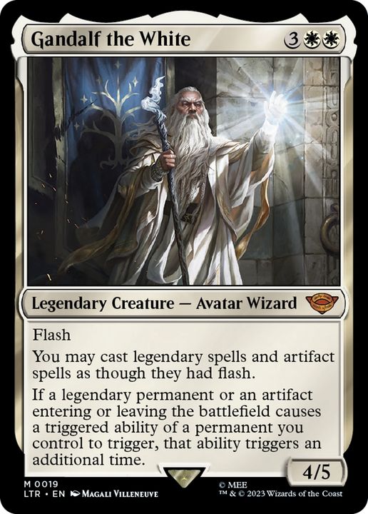 Gandalf the White in the group Magic the Gathering / Types / Creatures / Wizard at Proxyprinters.com (83275)